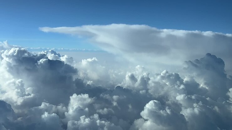 Stunning Aerial View of Clouds from Above