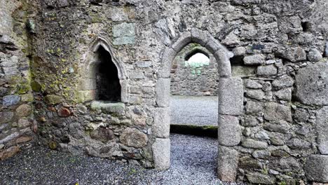 ancient medieval doorway in church ruins at Castledermot Kildare Epic Locations and landscapes Ireland