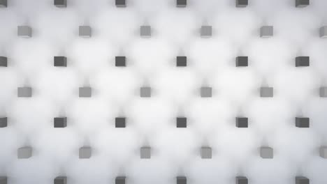 cubos 3d en movimiento sobre fondo gris