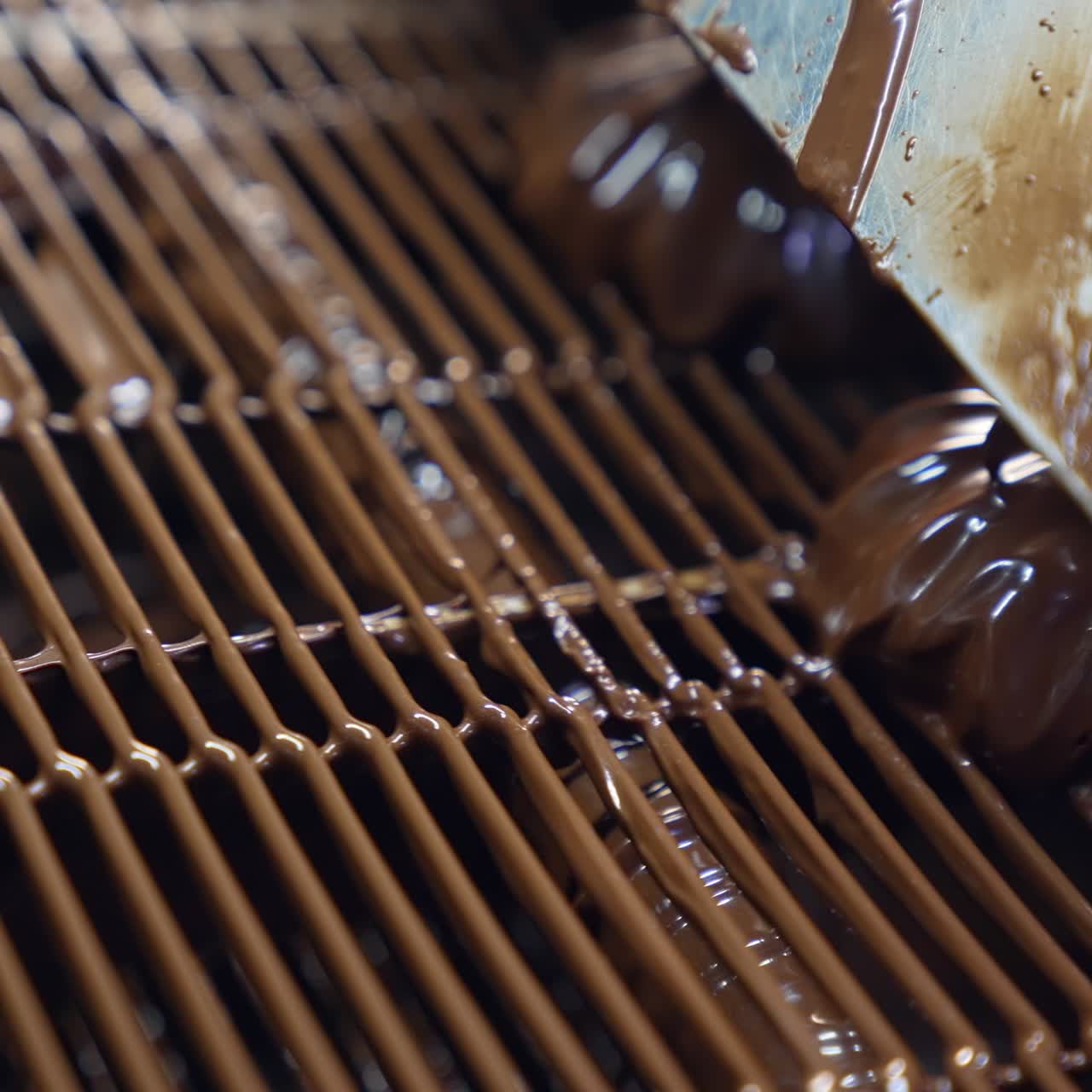 Chocolate Covered Candy Production
