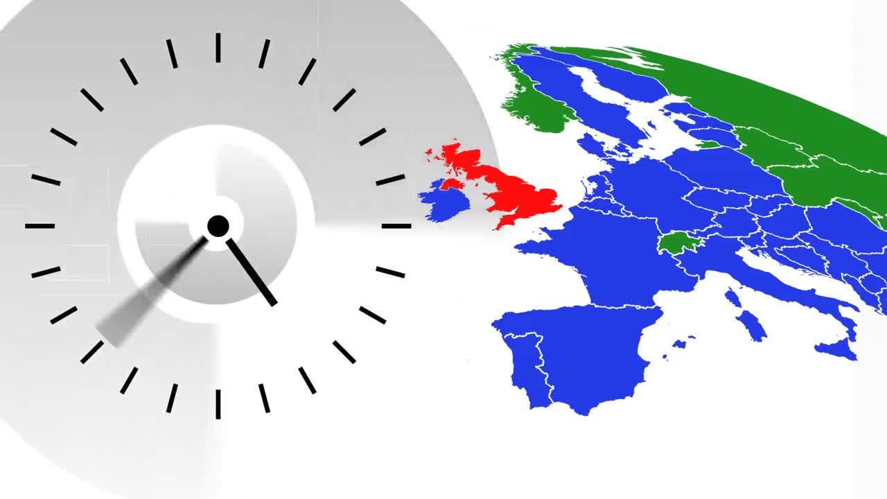 애니메이션 시계 비디오