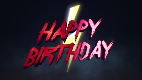 Happy-Birthday-with-neon-text-and-thunderbolts