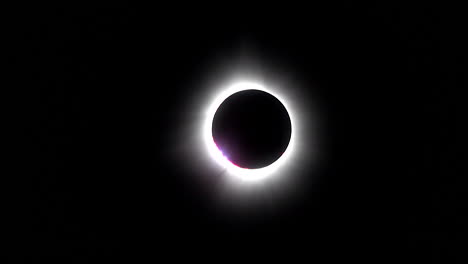 bailey's beads and long diamond ring effect during the total solar eclipse of april 8, 2024