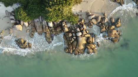 turquoise colored water brazilian beach, jurere internacional, florianopolis, santa catarina, brazil