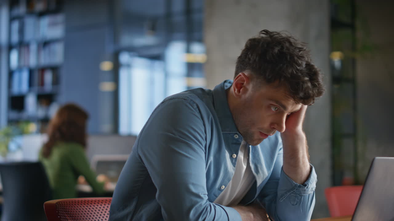 Frustrated businessman checking papers buro closeup. Manager working documents