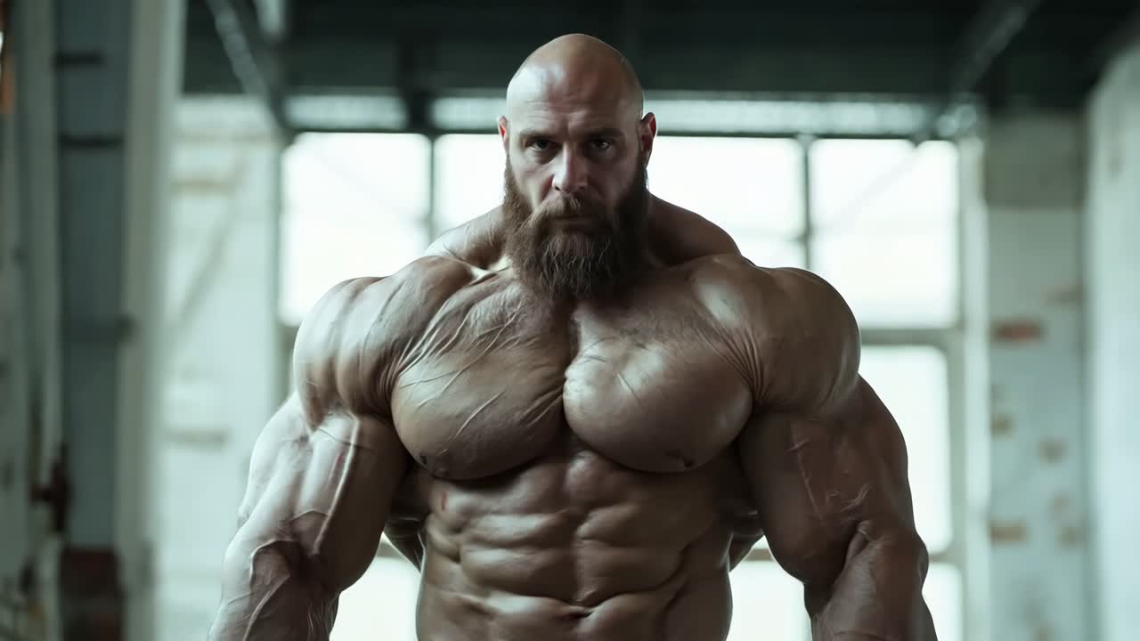 un hombre con barba y una barba está posando para una foto
