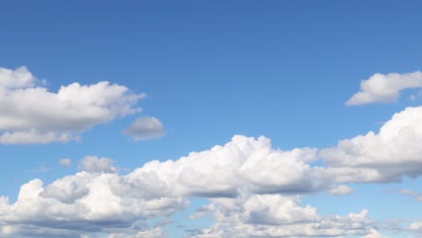 time-lapse of changing cloud patterns in the sky