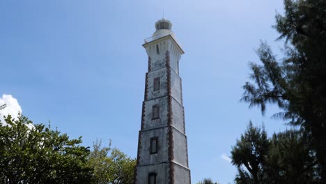 the point venus and its lighthouse in papeete, tahiti.