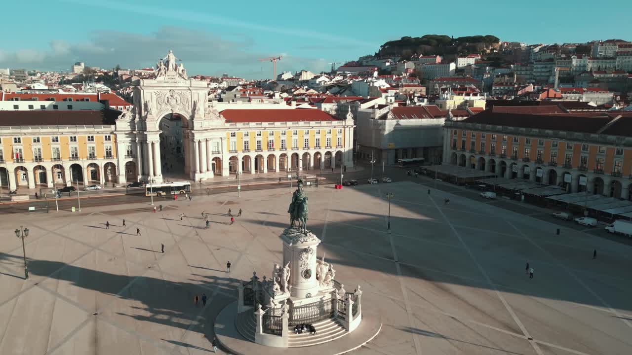 Praça do Comércio a Lisbona, Portogallo