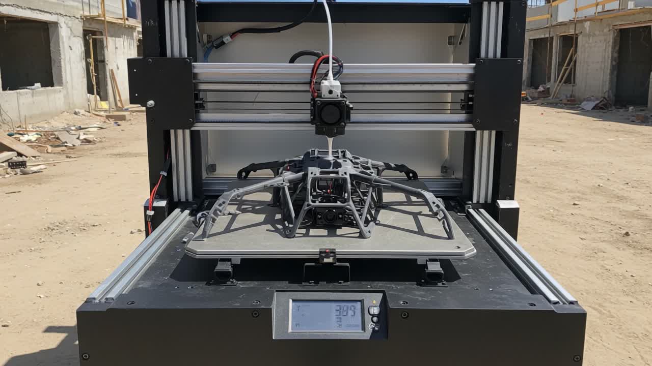 Construction of a Complex 3D Model Using Advanced 3D Printing Technology with Precise Engineering and Innovative Design in a Building Environment