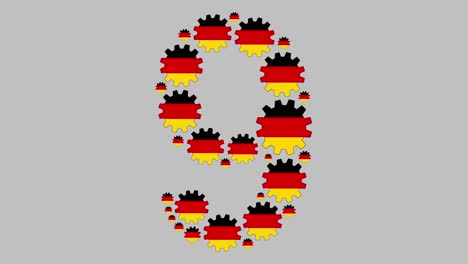 german number nine