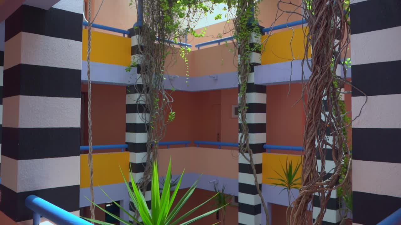 모리셔스의 아름다운 호텔 구조 디자인