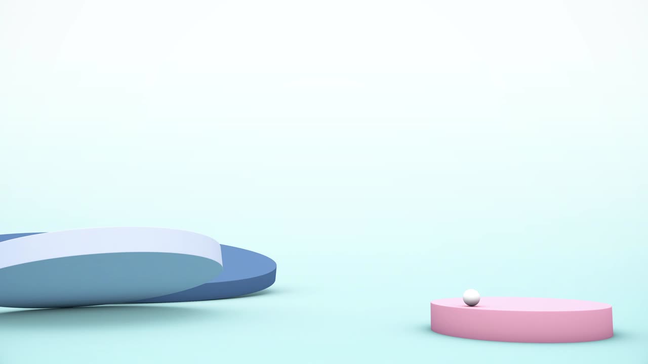 animación abstracta de formas geométricas en movimiento y giratorias