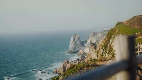 coastal cliffs and ocean view