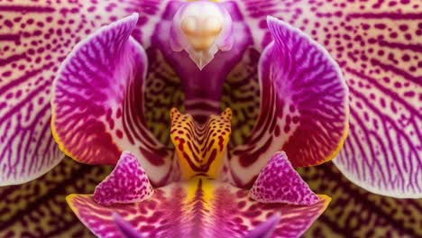 stunning close-up of an exotic orchid displaying intricate patterns and vivid colors, highlighting the beauty of nature's masterpiece