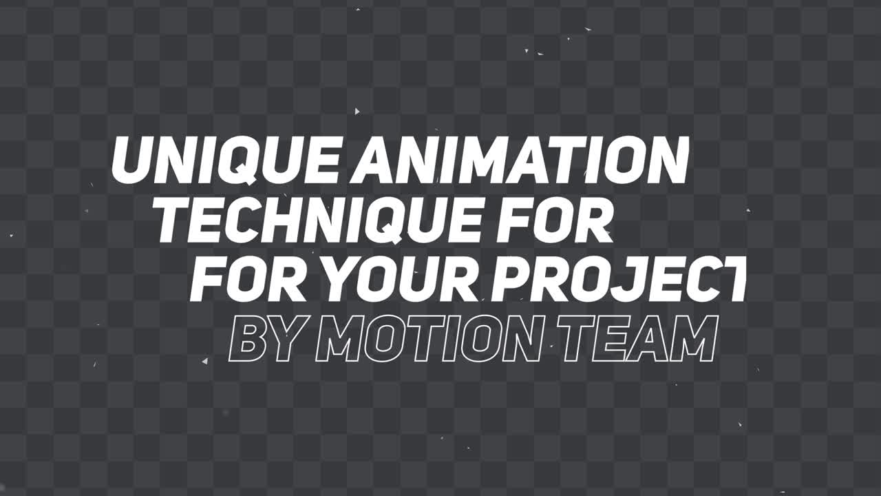 Kinetic Typography Titles BrutalX 09 Adobe After Effects 2023 Resolution 3840×2160