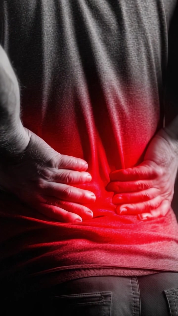 Struggling with Pain: A Captivating Visual Insight into the Impact of Back Pain and Discomfort as Expressed Through Body Language and Emotion