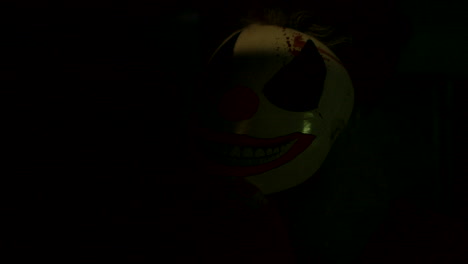 Clown-with-a-mask