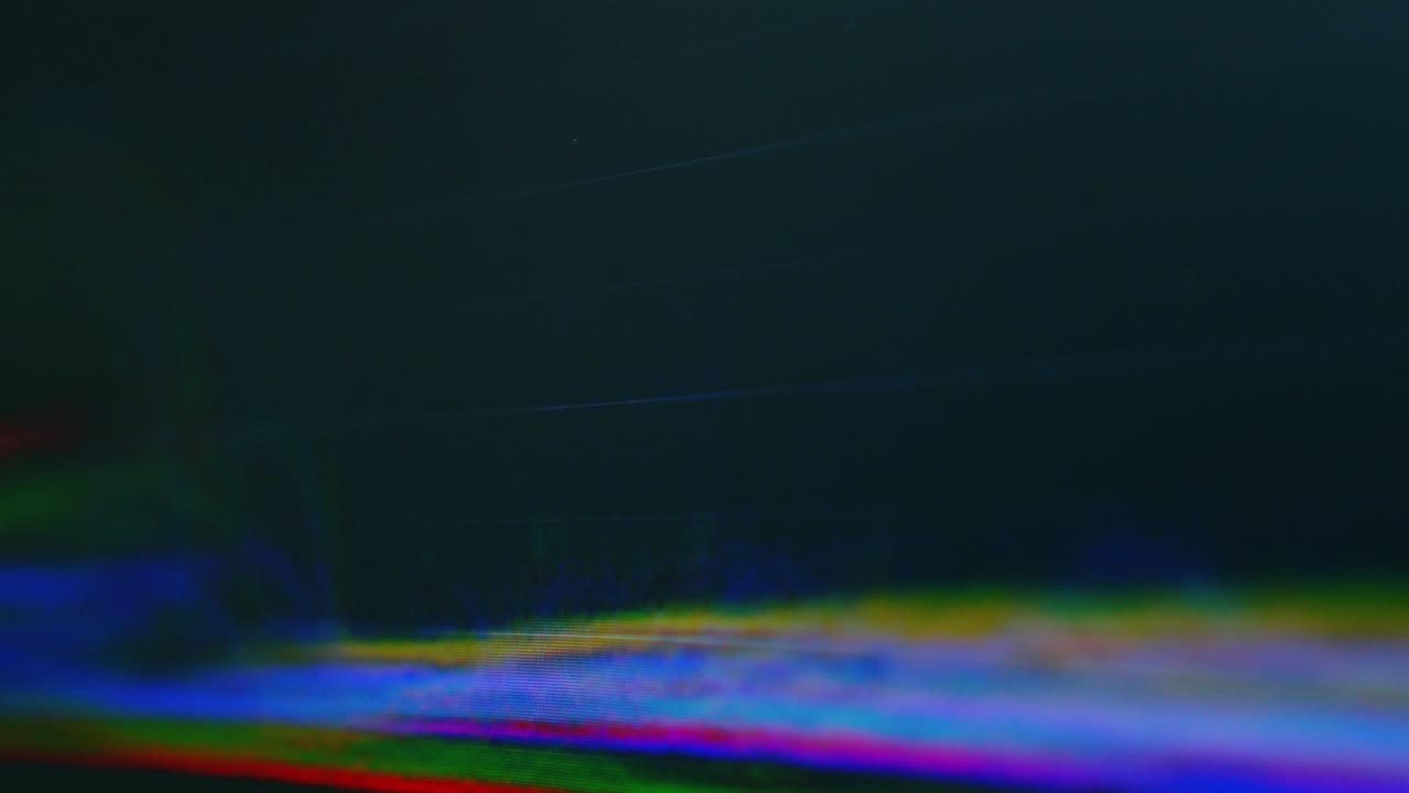 4K Video RGB color wave diagram.