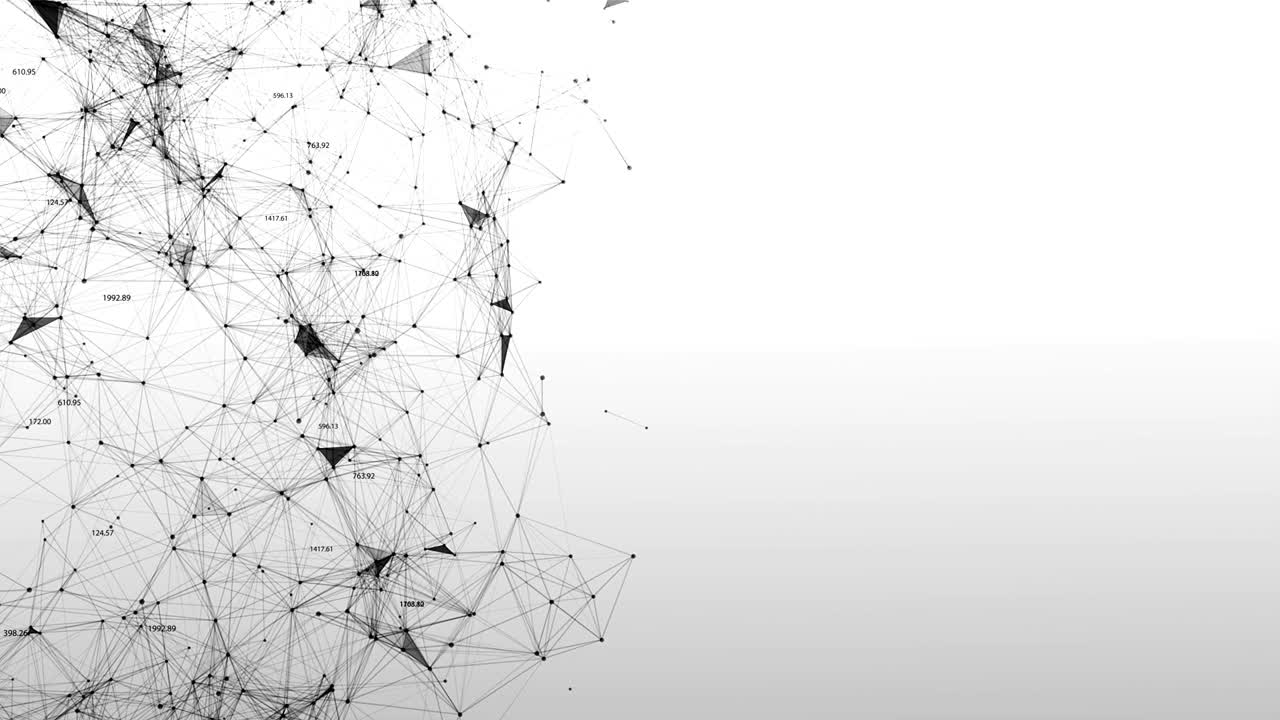 Abstract background of scientific plexuses and figures