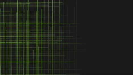 green lines concept geometric technology motion background