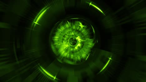 abstract 3d neon green hud circle hologram interfaces. high tech concept element. heads up display abstract design features. futuristic intro. hi-tech futuristic display, a.i. monitor, vr dashboard.