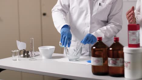 a liquid is filled in a glass bowl