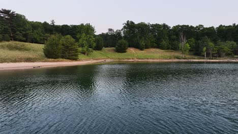 soft current brushing across the water