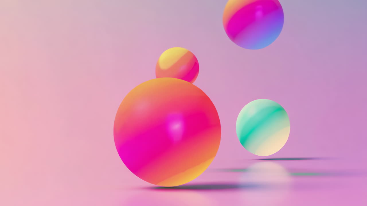 Abstract Colorful Spheres