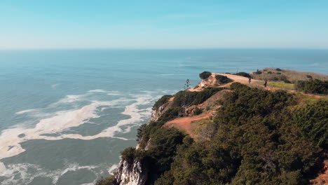 Drohnenaufnahme-Der-Küste-In-Portugal