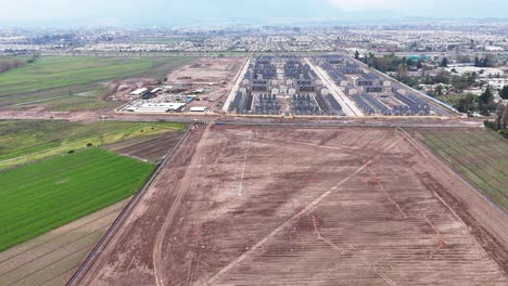 construction of social housing and avenues in la platina, la pintana commune, metropolitan region, santiago de chile