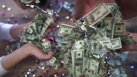 money rain celebration