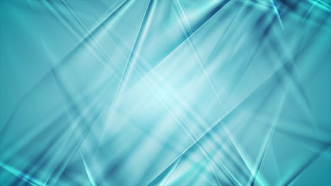 blue glossy rays abstract shiny motion background