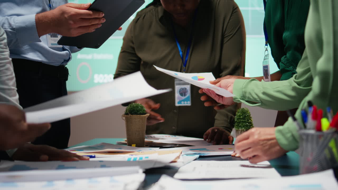 Business colleagues attending in a late night briefing session for teamwork