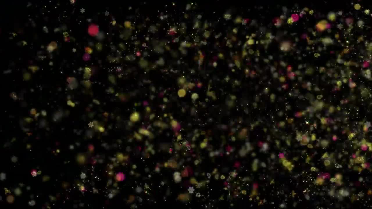 Luxury Glow Particles Trail Transition Flow Element