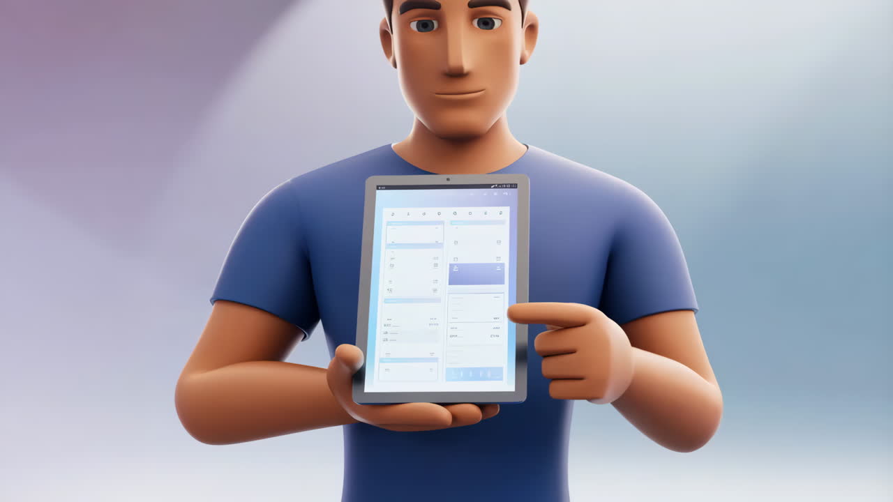 3D Animated Character Using a Digital Tablet