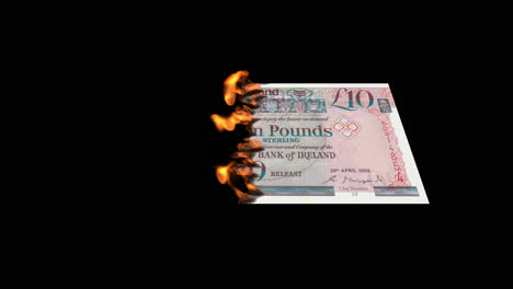 burning money