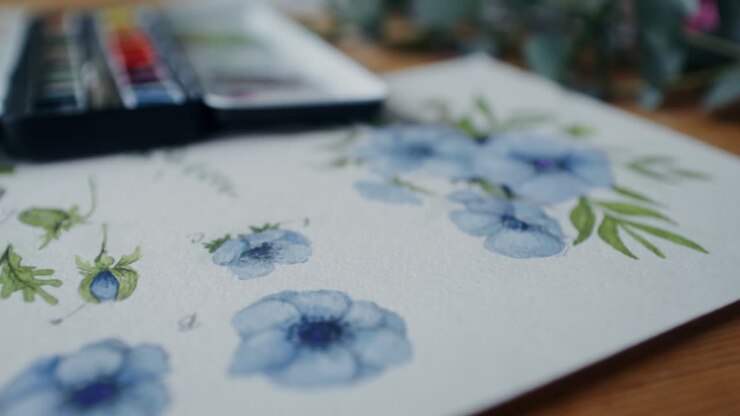 Watercolor Flower Illustrations