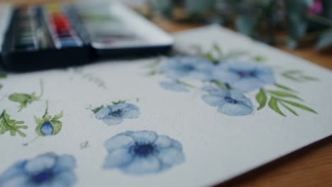 watercolor flower illustrations