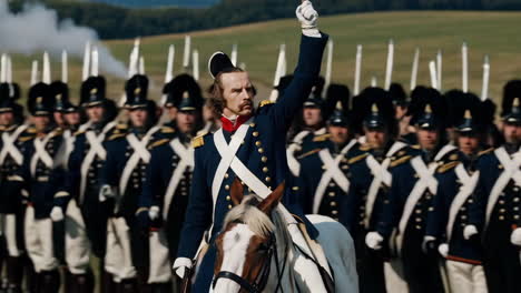 historical military parade