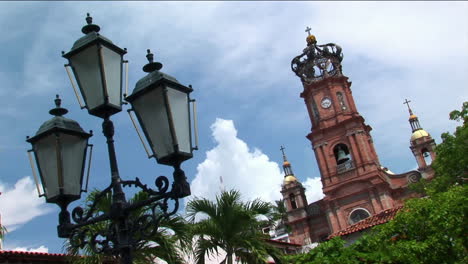 Steeples-rise-above-the-top-of-a-church