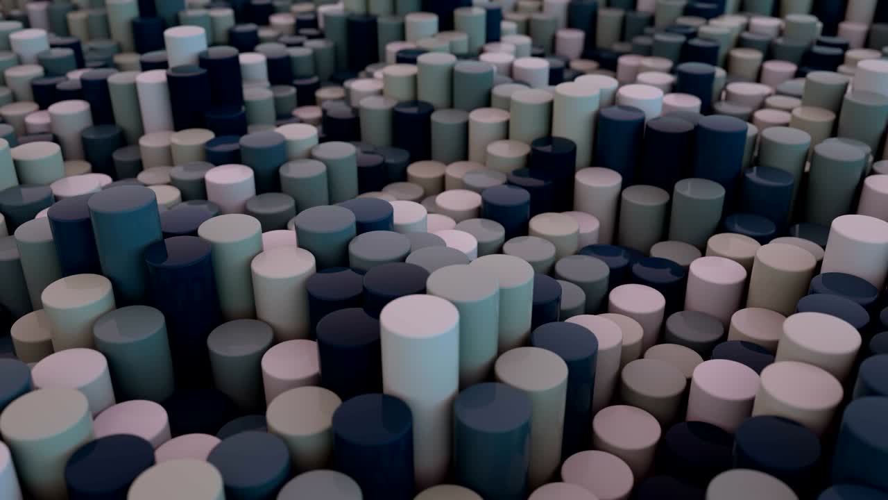 4 тысяч абстрактных цилиндров.