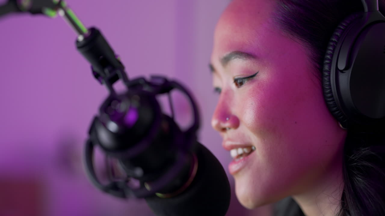 Japan, woman gamer or gaming streamer