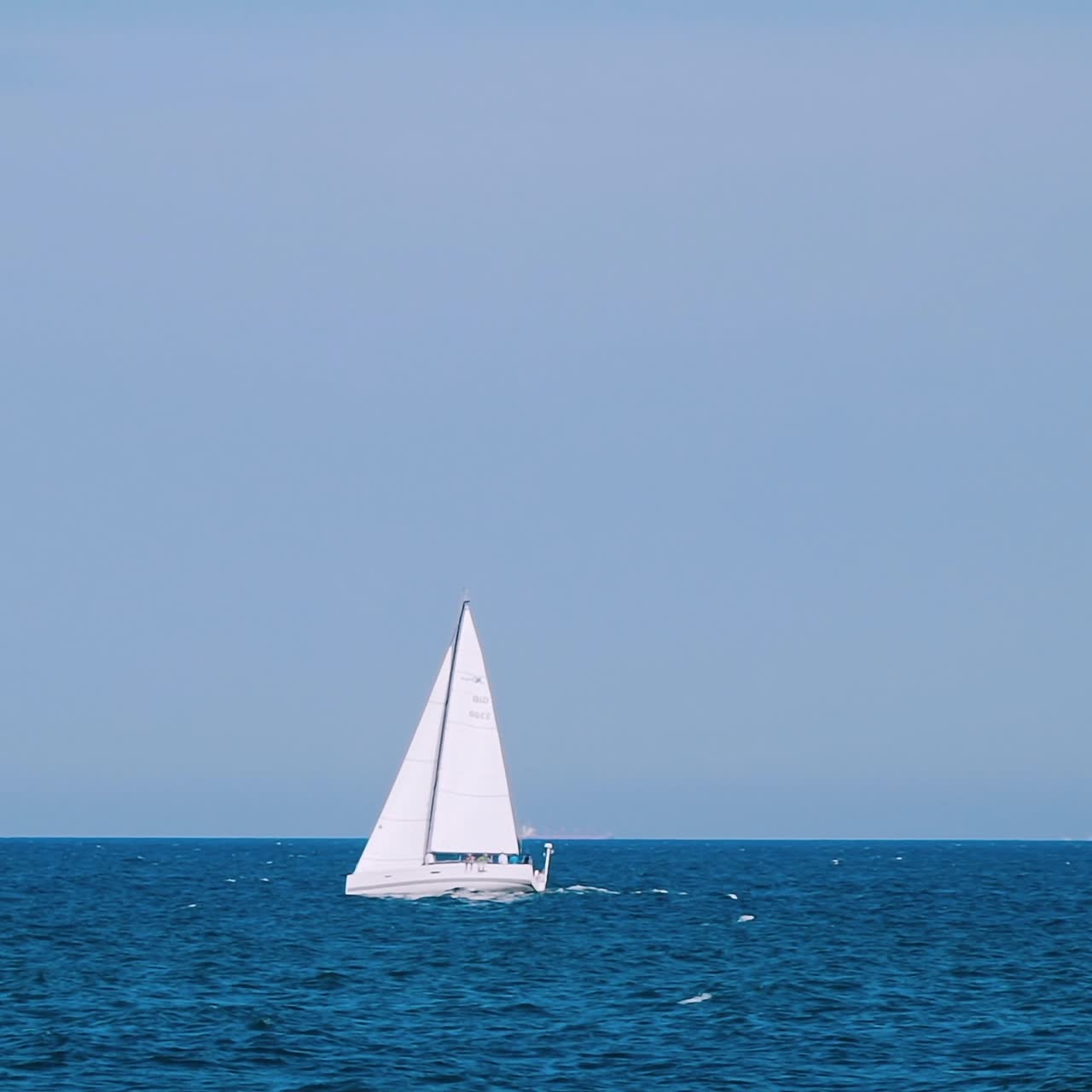 Ship Floating In Sea