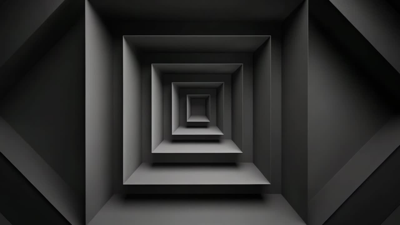 абстрактный геометрический туннель