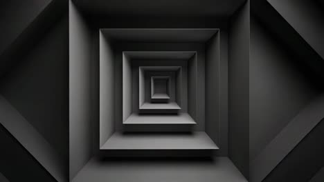 abstract geometric tunnel