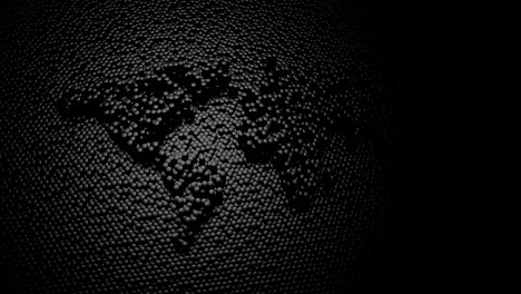 hexagons formed a world map