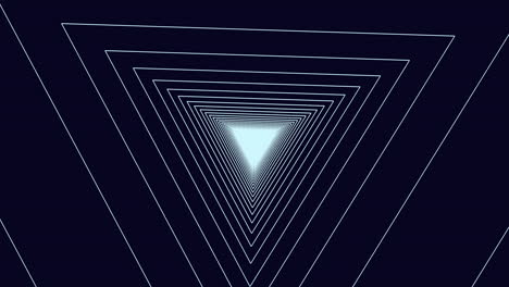 zigzag triangle symmetrical white lines on black background