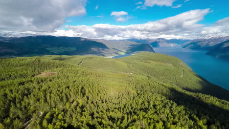 Beautiful-Nature-Norway.Flying-over-the-Sognefjorden.