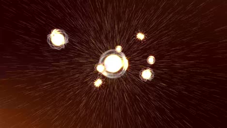 magic power energy abstract particle balls